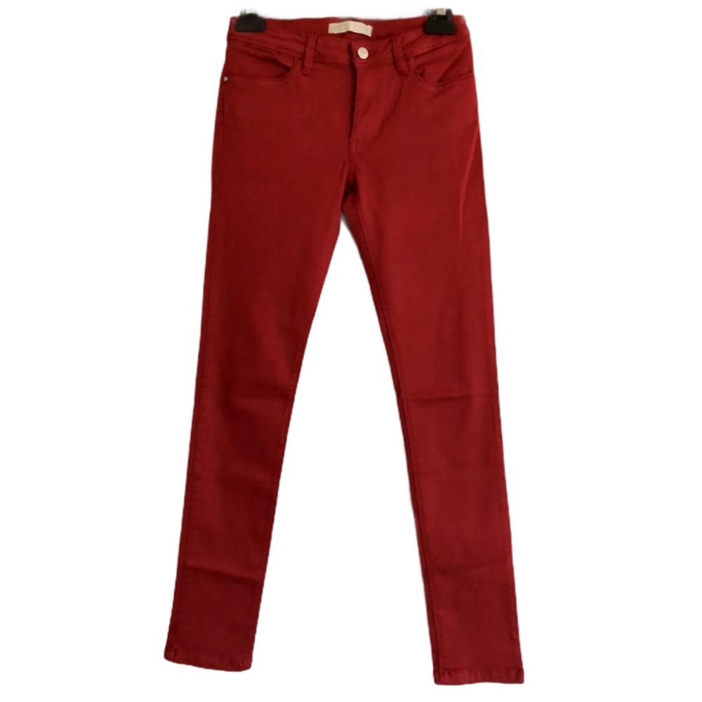 Z1975 Red Mid Rise Stretch Jeans Size 26 EU 34 - Picture 7 of 7